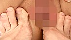 欲しがり奥さんの競泳水着を脱がせて足責めバイブ責め サンプル画像18