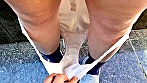 女の子たちが冗談ヌキで世界で一番見られたくない今脱いだばかりのパンティー サンプル画像9