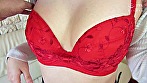 素人娘の胸の膨らみとブラジャー観察 サンプル画像4