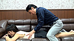 人妻の色香 初めての面接で緊張してる三十路妻の体をほぐし･･･ サンプル画像11