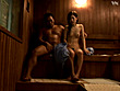 【エロ動画】公共の営業中サウナに全裸の女優を放り込め！！ イメージ9