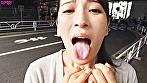 都会のド真ん中でザーメン溜め飲み羞恥ごっくん