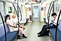 最終電車でド痴女とまさかの2人きり！座席で指オナする変態女の大量イキ潮がぶっかかり勃起したらヤられた - Image 9