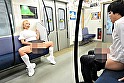 最終電車でド痴女とまさかの2人きり！座席で指オナする変態女の大量イキ潮がぶっかかり勃起したらヤられた - Image 11