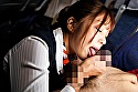 うぶな男の子に冗談半分の挑発パンチラしたら超暴走！ 仕方なく射精させてあげても勃起は治まらず追いかけられて機内の死角でハメられまくる美人CA - Image 15