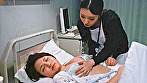 おっぱいをおっぱいで挟み合う“パイパイズリ”の圧迫に大興奮！巨乳ナースと巨乳患者が乳首と乳首で感じ合う退院までの乳くり1週間 月野かすみ 天月あず - Image 5