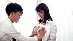 一般男女モニタリングAV 1発10万円！奇跡の連続射精プロジェクト始動！心優しい巨乳の女先輩が社会人になってもいまだ童貞の新卒社員に生挿入でSEX指導！性欲溢れる童貞チ○ポを勤務中に腰振り騎乗位で完全筆おろし！ 2 一度の射精では収まらない！終わらない連続中出し！！ サンプル画像4