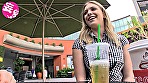 ロスでナンパした金髪女子大生がスウェーデンからの留学生で高身長スタイル抜群＆めちゃくちゃエロい最高の女だった ジゼル（20歳） サンプル画像1