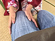 おしゃれな和服で淫語手コキ四十八手 サンプル画像3