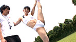 超軟体の現役チアガール！名門○○体育大所属の筋肉美少女！ 本田奈々美 サンプル画像3
