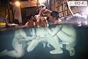 シーン9：「え、ここ女湯だよ！？」母親に連れられてきた悪ガキ達に湯船の中で何度もイカされる爆乳叔母 芦名ほのか