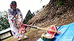 巨根絶頂 浴衣美女 綿井ちなつ サンプル画像2