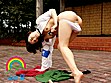 ショートカット新人女子アナに巨根スタッフが視聴率UP目的で媚薬注入！催淫オナニーでイキ崩れ野外乱交SEXした現場を生中継！！ 向井藍 サンプル画像10