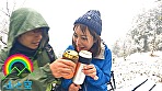 超極寒！！雪山ハイキング精飲 - Image 9