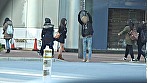 街中の男たちの視線をクギヅケにするパイスラが卑猥すぎな爆乳Iカップちゃんに声をかけてみたよ。 あかね 19才 サンプル画像2