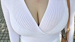 ハレンチすぎる着衣爆乳！デカ乳にも関らずピチピチのニットでパイオツをゆっさゆさ揺らして街を歩くKカップ素人みさきサン AV応募出演 サンプル画像2