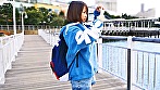童顔のくせにGカップ巨乳のマセたボディの女の子は世間知らずの上京ほやほや新1年生、面接即撮り。 サンプル画像1