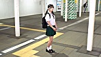 つきまとい 03 二つ結びで活発そうにリュックを揺らして電車通学をする子の制服・私服姿の長期盗撮記録 画像1