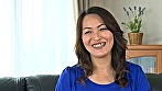 結婚以来初めて他の男と一線を越えてしまった人妻は膣奥を直撃する高速ピストンに興奮してしまい夫にも見せたコトのない本気汁を垂らして感じまくった サンプル画像6