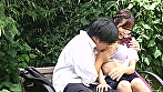 郊外某商業〇校の黒髪J〇野外SEX5名 画像1