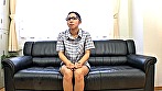 シーン1：地味メガネの素人娘中出し面接 低身長 巨乳＆ペチャパイ