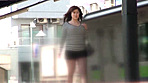 着衣巨乳ストーカー盗撮 サンプル画像8