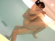 痴女ボイン ハミ出し水着はザーメンまみれ！ 花野真衣 サンプル画像9