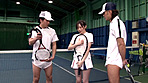 女達は勃起チ●ポに気付いていた？ ハミチンテニス サンプル画像16