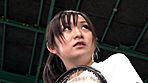 女達は勃起チ●ポに気付いていた？ ハミチンテニス サンプル画像17