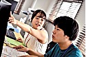 バイト先の社員と不倫している人妻を横取り･･･SEX狂いのヤリマンビッチ美爆乳女と職場でヤリまくった！ 羽月乃蒼 - Image 1