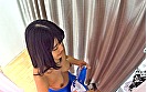 素人パンチラ in 自宅で個人撮影会 vol.038 チアリーダー☆コスチューム現役JD1モデル アスカちゃん 「あわわ･･･ちょっとわたし、パンツ撮られてるぅ･･いやぁ」 サンプル画像4