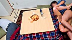 コタツの中で近親相姦 義母に襲いかかる息子！夫の横での異常事態に激濡れで中出しされてしまった若妻 01