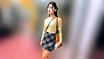 シーン8：【デカパイスラ女子】＃ネバネバ粘着追跡＃ストラップ喰い込む巨乳観察＃捕獲み生刺し＃乳汚し