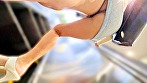 シーン13：【デカパイスラ女子】＃ネバネバ粘着追跡＃ストラップ喰い込む巨乳観察＃捕獲み生刺し＃乳汚し