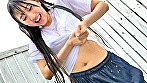 シーン4：びしょ濡れになって春を楽しめ！突然のゲリラ豪雨で濡れ透けたカラダに勃起した期