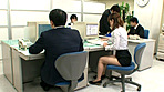 ウォーターサーバーに媚薬を仕込んだら会社中の女子社員が拒めない！どころか我慢できない！ サンプル画像21