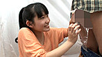 素人お嬢さんラップ1枚隔ててお父さんと素股体験してみませんか？ 6 サンプル画像16