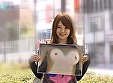 シーン6：【AIリマスター】街角素人お嬢さんの恥じらい オッパイをコピーして見～せて！