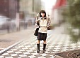 シーン20：【AIリマスター】街角素人お嬢さんの恥じらい オッパイをコピーして見～せて！