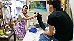 巷で噂の「おばさんレンタル」サービス44 性格よし子な優しいおばさんの人柄につけ込んでどこまでやれるか試してみた結果･･･中出しセックスまでやらせてくれた！！ サンプル画像3