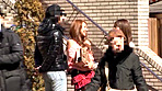 おかず。企画祭り！ 検証！！男は本当に胸の谷間に弱いのか！ ayami＆音羽レオン サンプル画像2