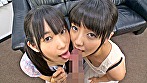 ふたりで一緒にオチ○チン舐めしゃぶり！友達と一緒にWフェラ！ 10組傑作選 サンプル画像7