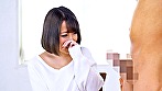 僕のセンズリ見て下さい！勃起ち〇ぽを見つめるエロい視線とスケベな表情！ サンプル画像2