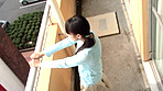 ベランダ若妻盗撮 サンプル画像1