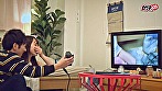 カップル盗撮 ビデオカメラの映像をテレビの大画面に映し、リアルタイムで抜き差しするいやらしい結合部を見ながらのハメ撮りSEX サンプル画像5