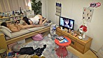 カップル盗撮 ビデオカメラの映像をテレビの大画面に映し、リアルタイムで抜き差しするいやらしい結合部を見ながらのハメ撮りSEX サンプル画像12