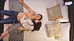 ホテル盗撮 小悪魔女子大生バイトに言い寄られるままチ〇ポを食われた真面目店長 サンプル画像5