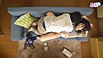 カップル盗撮 新居に引っ越したばかりの新婚夫婦が初めてのナマで子作り中出しSEX 画像8