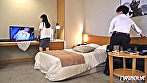 シーン4：『出張先のホテルで憧れの女先輩とまさかの相部屋宿泊！次々に巻き起こるエッチなハプニングにどこまで発展してしまうのか！？』優しいキレかわ先輩と勢いでイチャラブSEX☆途中でゴムを外して快楽に溺れながら互いに腰を振りまくる♪【街角素人モニタリング♯まい】