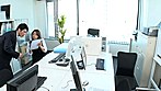 美脚パンストOL、オフィスで逆セクハラ サンプル画像19